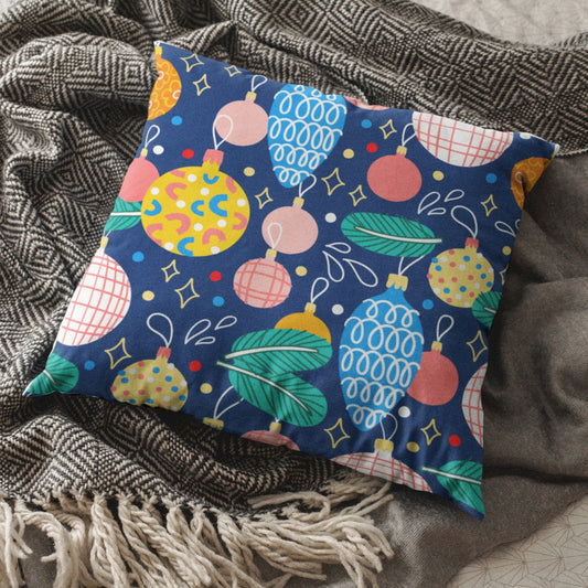 Christmas Light Decorative Throw Pillow Cushion | Homeezone