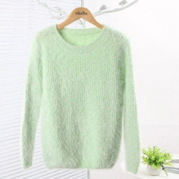 K-POP Womens Short Dreamy Soft Sweater