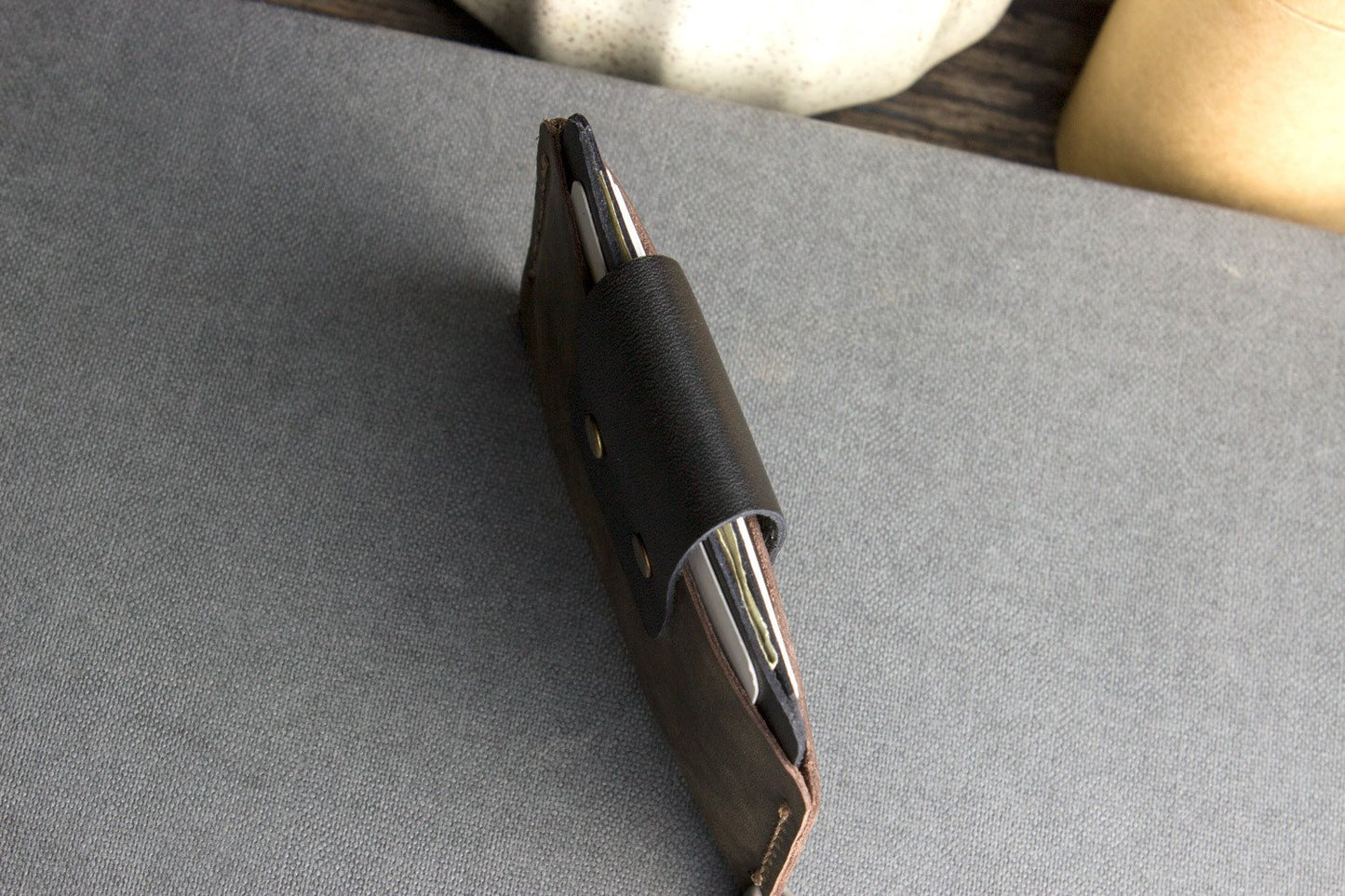 Sleek Genuine Leather Card Holder for Stylish Organization