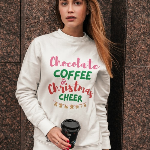 Joyful Comfort: Women's Christmas Cheer Sweatshirt