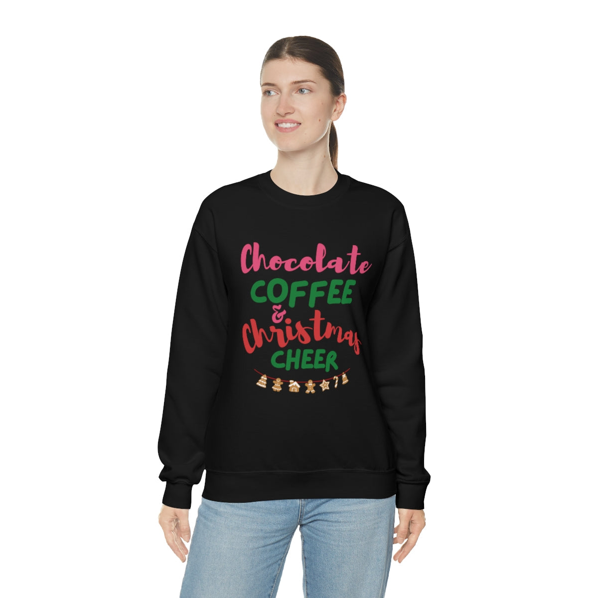 Joyful Comfort: Women's Christmas Cheer Sweatshirt