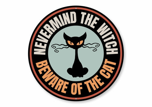 Halloween Cat Sign