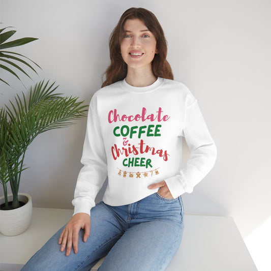 Joyful Comfort: Women's Christmas Cheer Sweatshirt