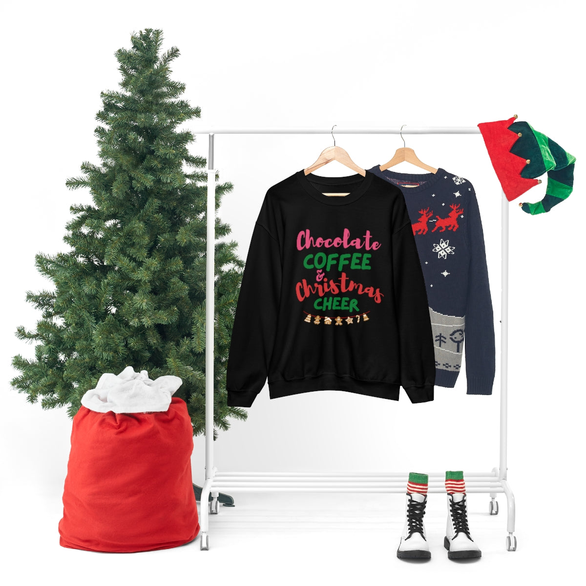 Joyful Comfort: Women's Christmas Cheer Sweatshirt