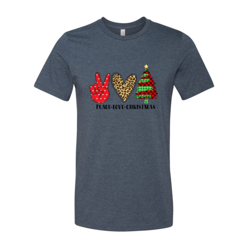 Festive Serenity Tee - Peace Love Christmas Unisex T-Shirt