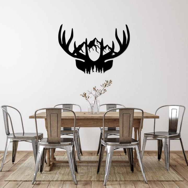 Rustic Outdoors 'Deer Antler Mountains' by Badger Steel USA