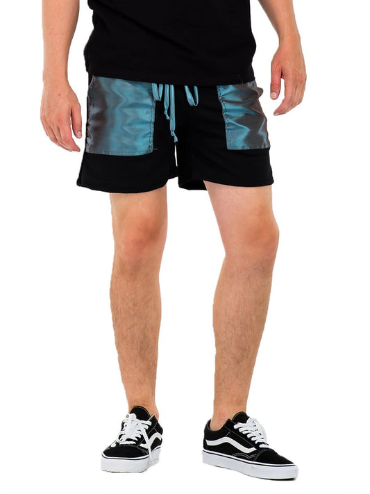 Modern Men's Cutout Shorts - Comfort and Style Blend