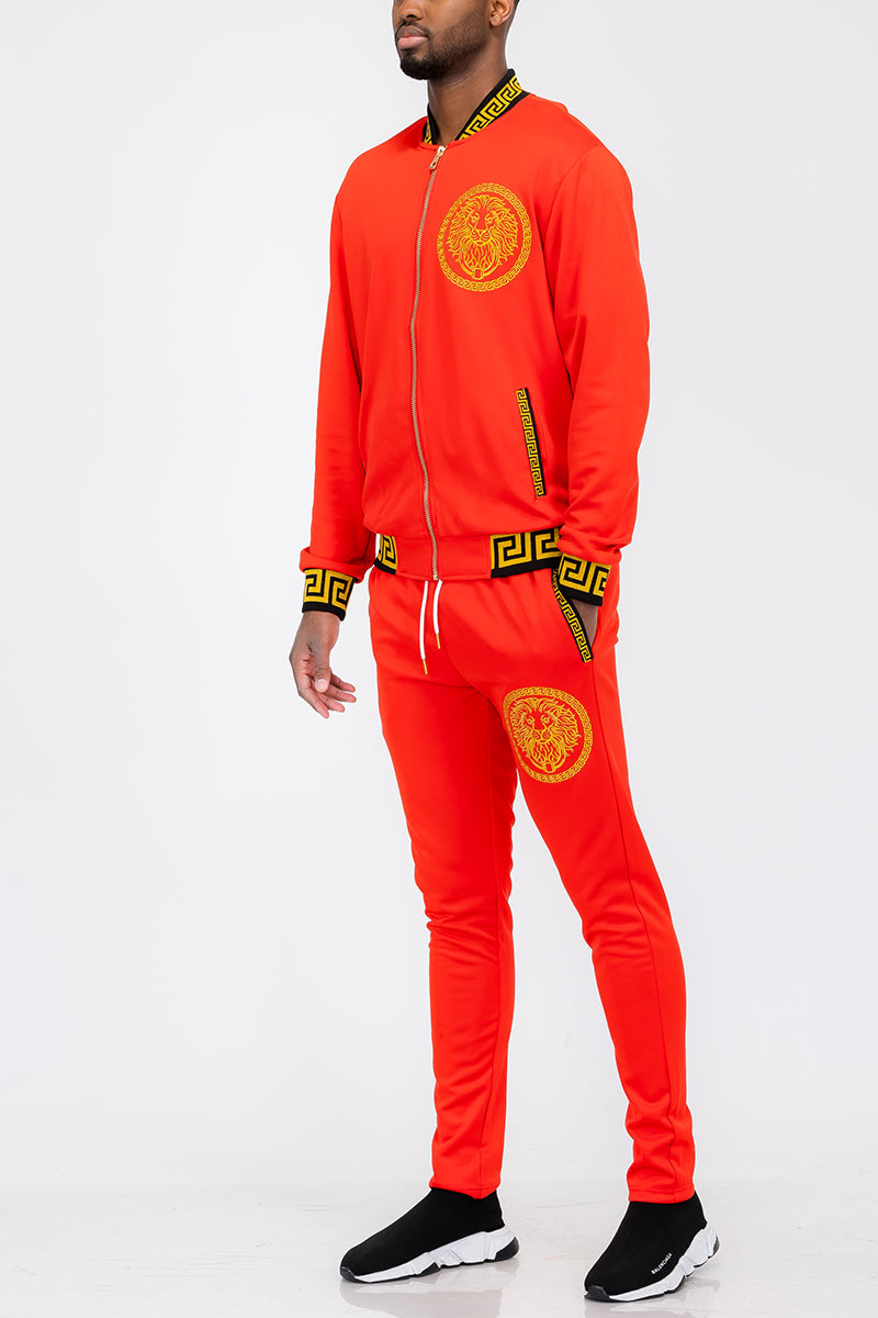 Majestic Lion Head Full Zip Track Set