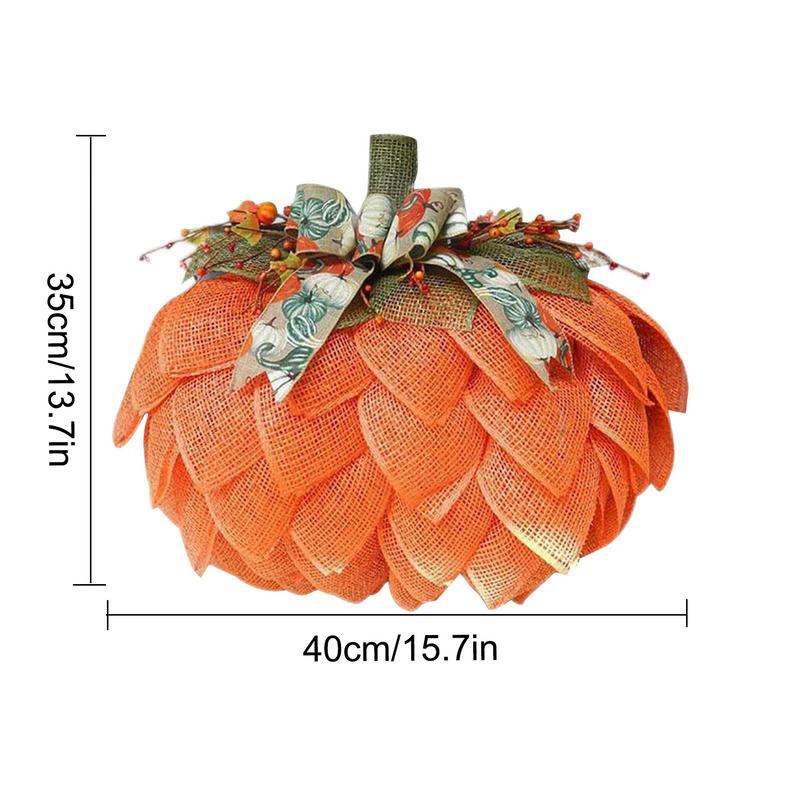 Enchanted Fall Pumpkin Door Wreath | Autumn Harvest Delight | Handcrafted Farmhouse Home Decor for All Seasons