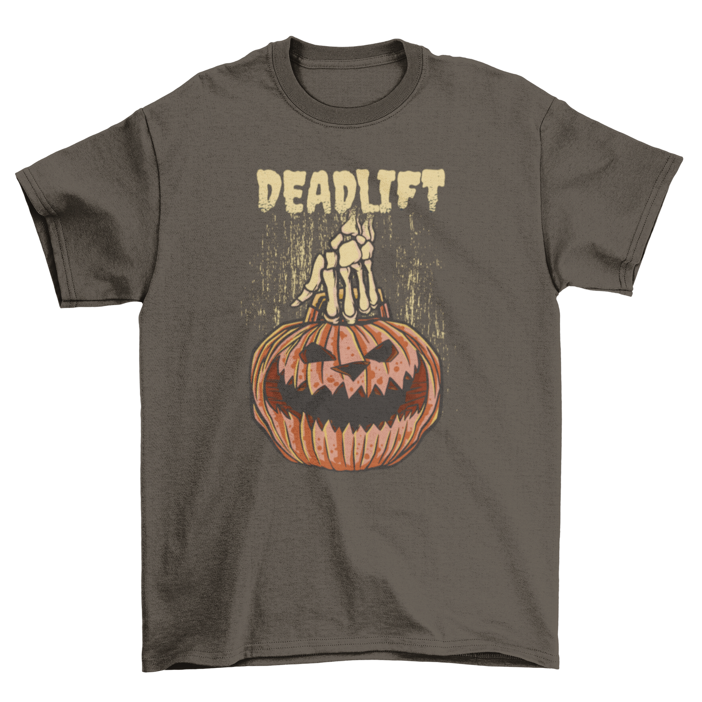Pumpkin "Deadlift" Halloween T-Shirt