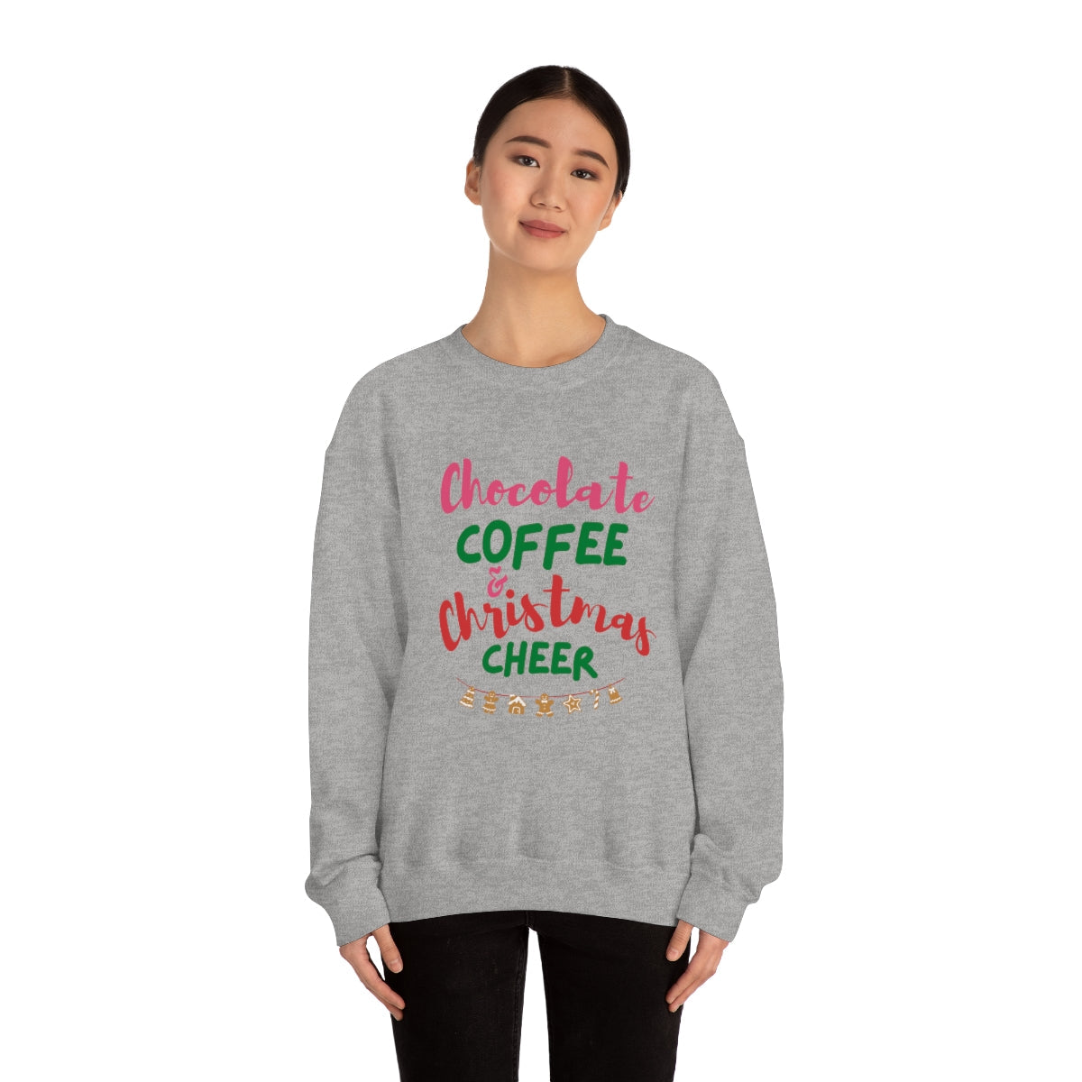 Joyful Comfort: Women's Christmas Cheer Sweatshirt