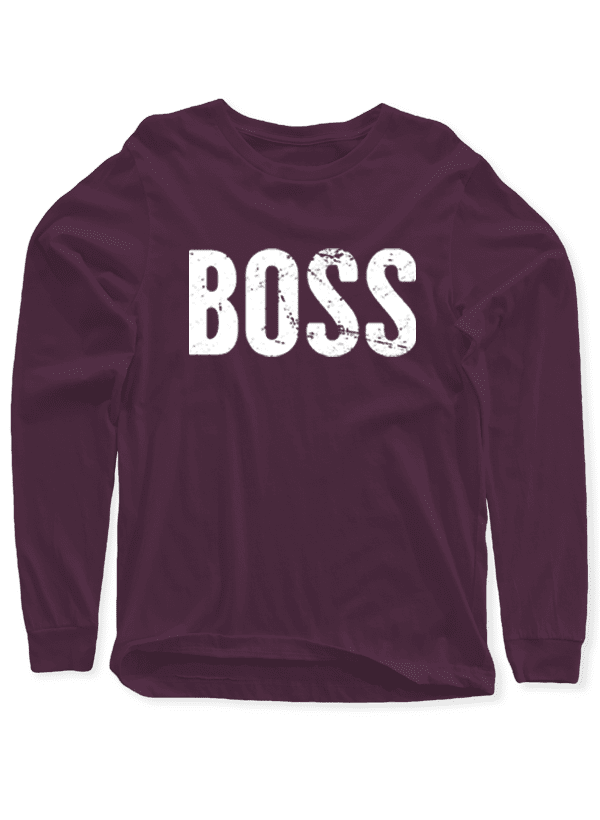 "Boss" Full Sleeves Men's T-shirt