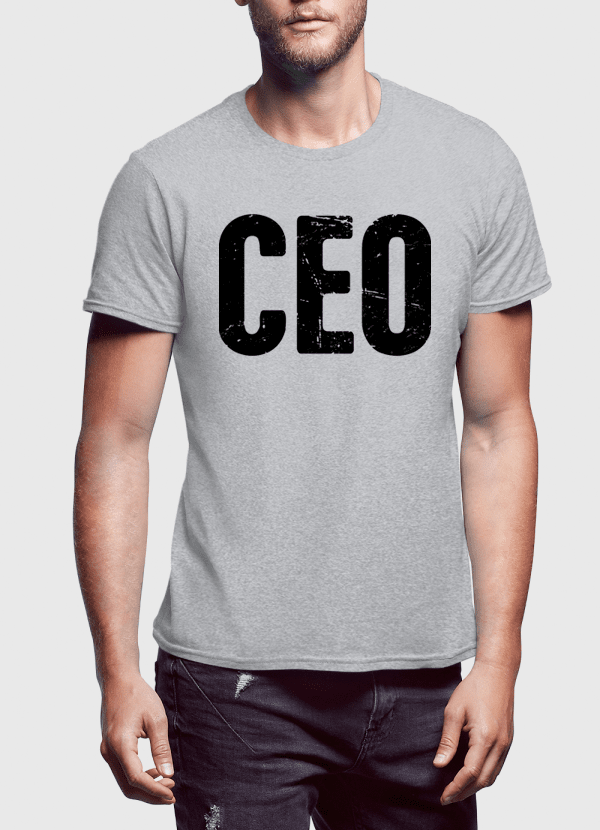 "CEO" Half Sleeves T-shirt