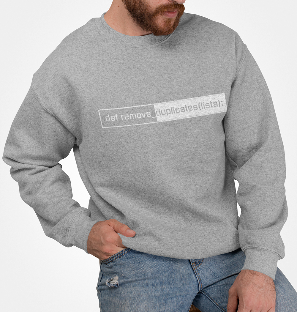 Men's Python Coding Logo Sweatshirt