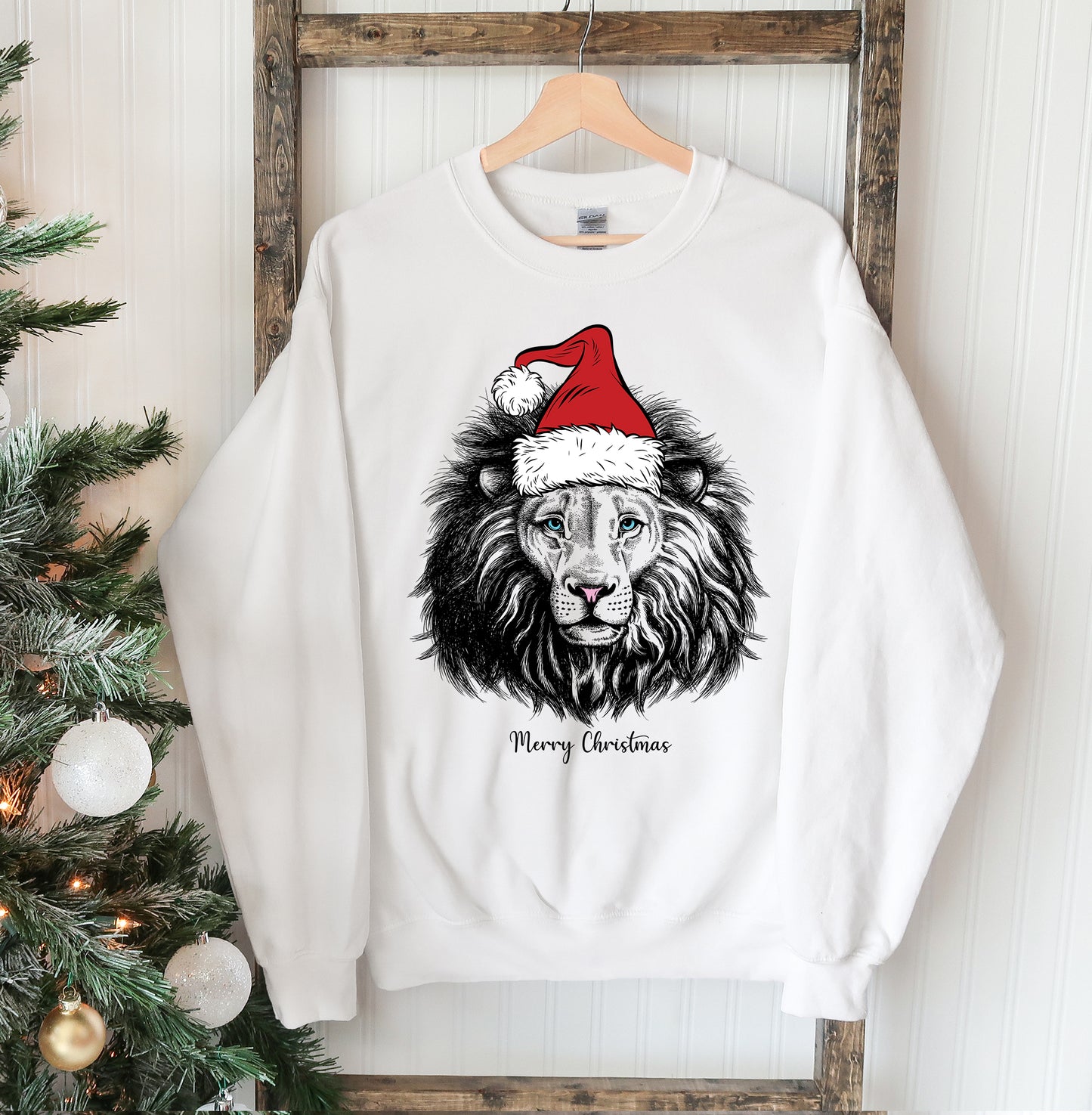 Roaring Sweatshirt for a Wild Christmas