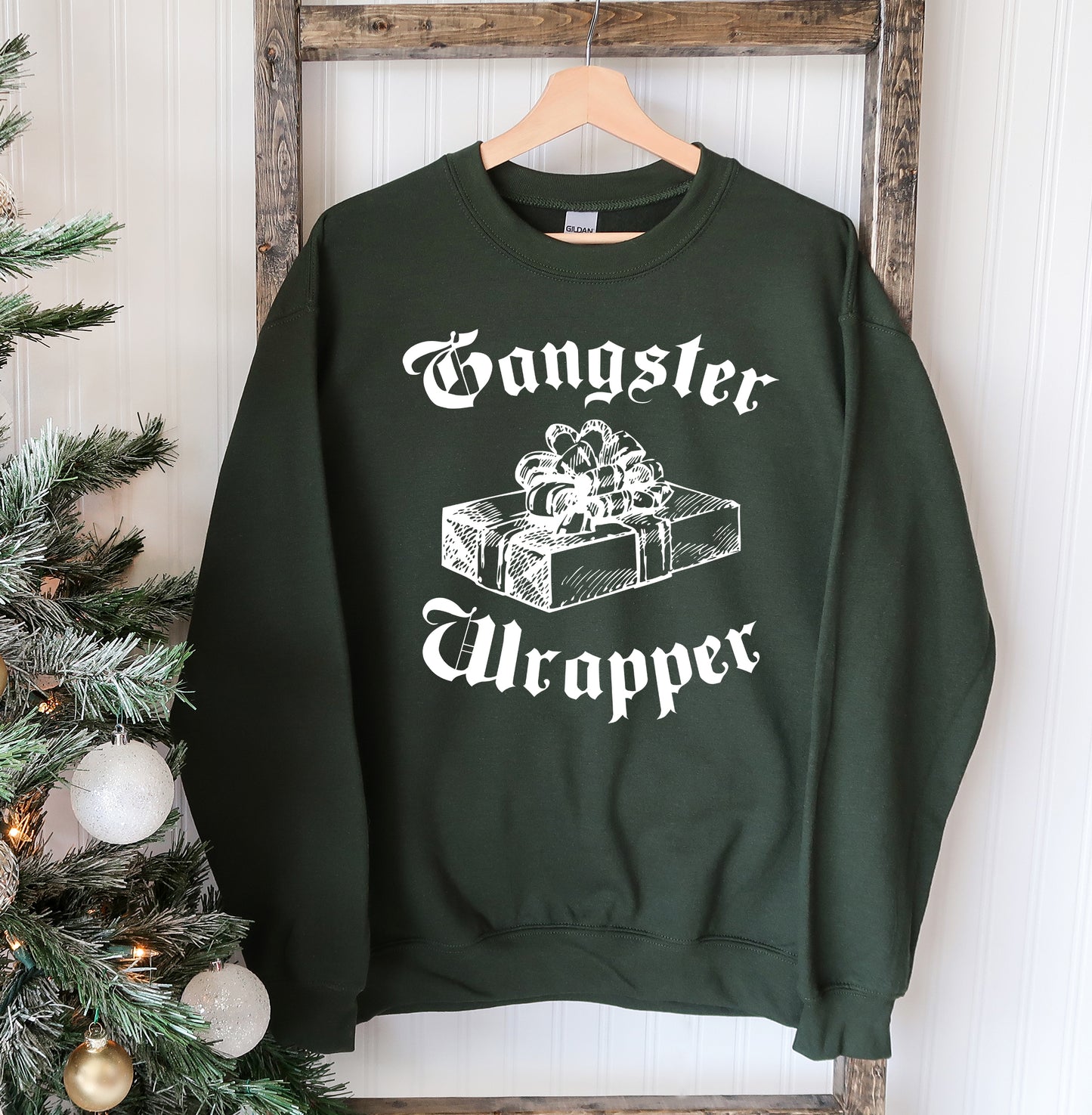 "Gangsta Wrapper" Hip-Hop Holiday Sweatshirt