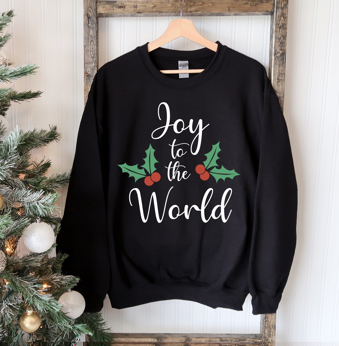 Joy To the World Christmas Sweatshirt