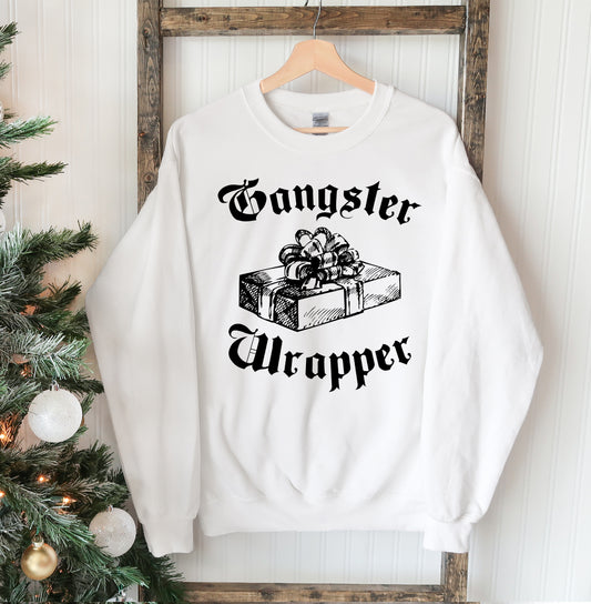 "Gangsta Wrapper" Hip-Hop Holiday Sweatshirt