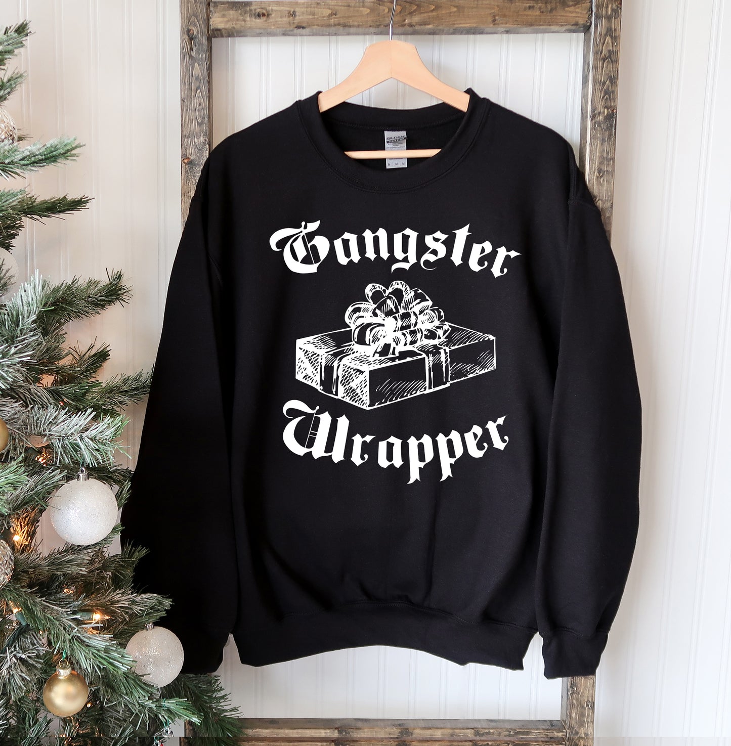 "Gangsta Wrapper" Hip-Hop Holiday Sweatshirt