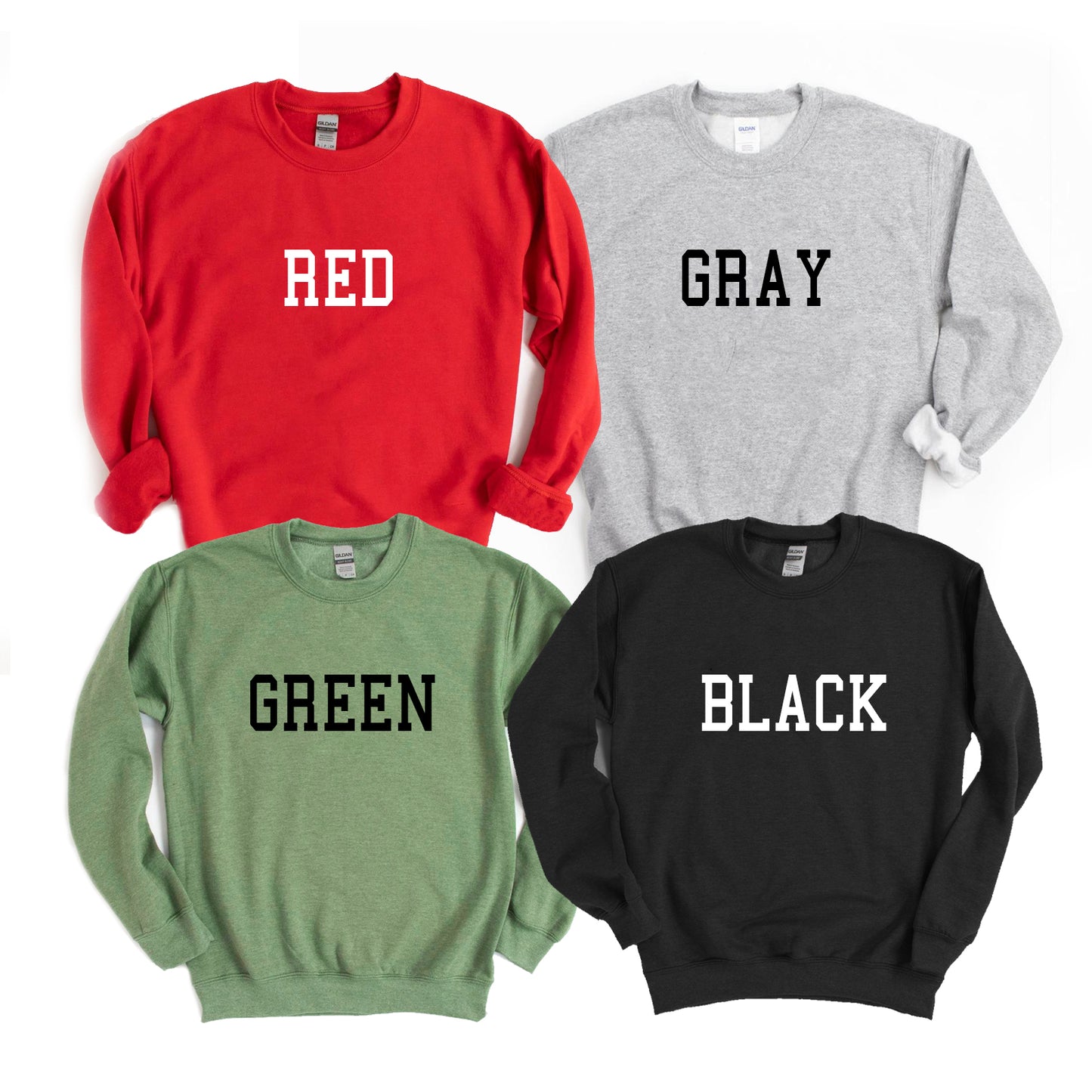 "All I Want is a White Christmas" Funny Sweatshirt