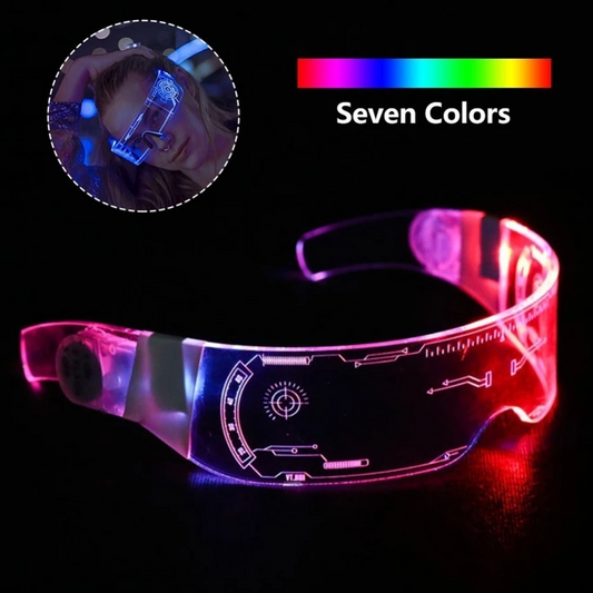 Cyberpunk LED Illuminating Party Goggles