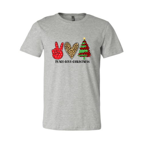 Festive Serenity Tee - Peace Love Christmas Unisex T-Shirt