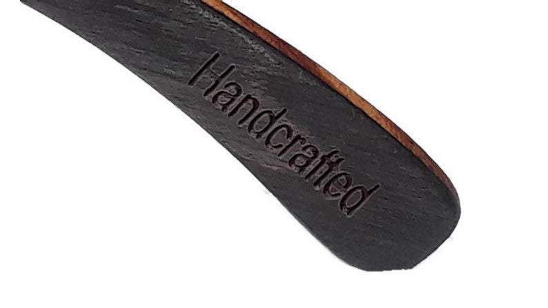 Engleberts Real Ebony and ZebraWood Sunglasses with Bamboo Case