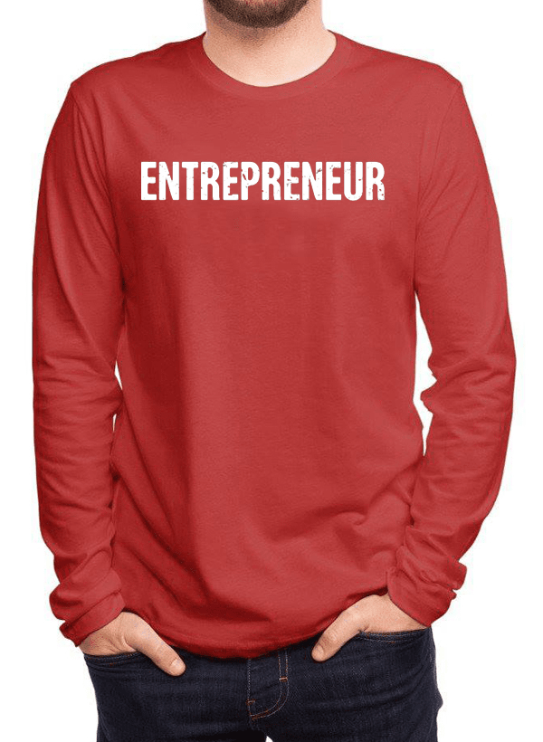 Dynamic Entrepreneur Full-Sleeve Cotton Tee - For the Go-Getter in You