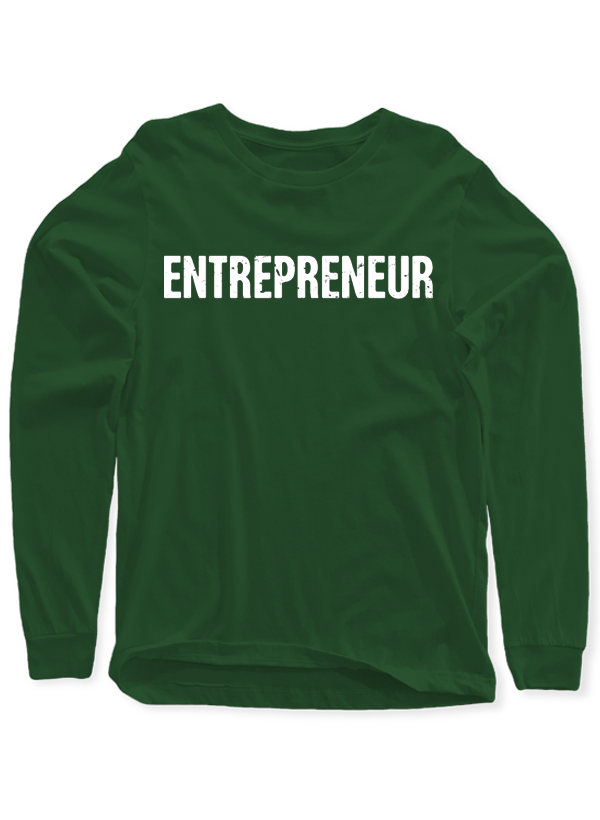 Dynamic Entrepreneur Full-Sleeve Cotton Tee - For the Go-Getter in You