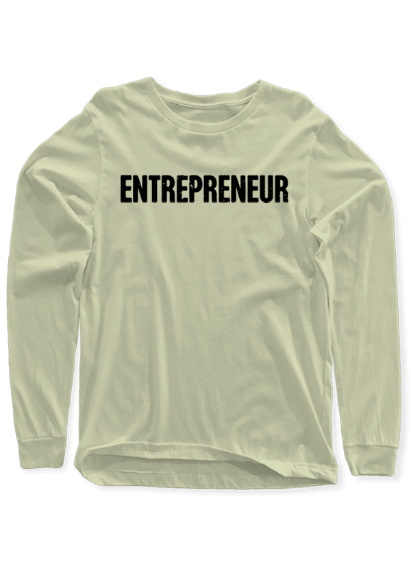 Dynamic Entrepreneur Full-Sleeve Cotton Tee - For the Go-Getter in You