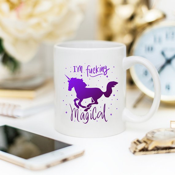 "I'm F*cking Magical Unicorn" Mug, Unicorn Mug,