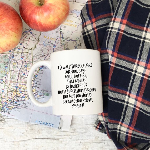 Funny "Walkthrough Fire" Coffee Mug