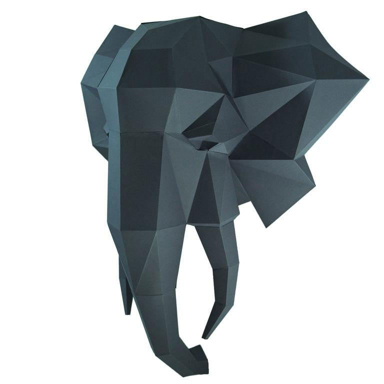 Elephant Head 3D Wall Art