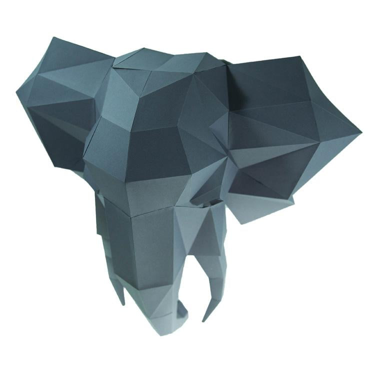 Elephant Head 3D Wall Art