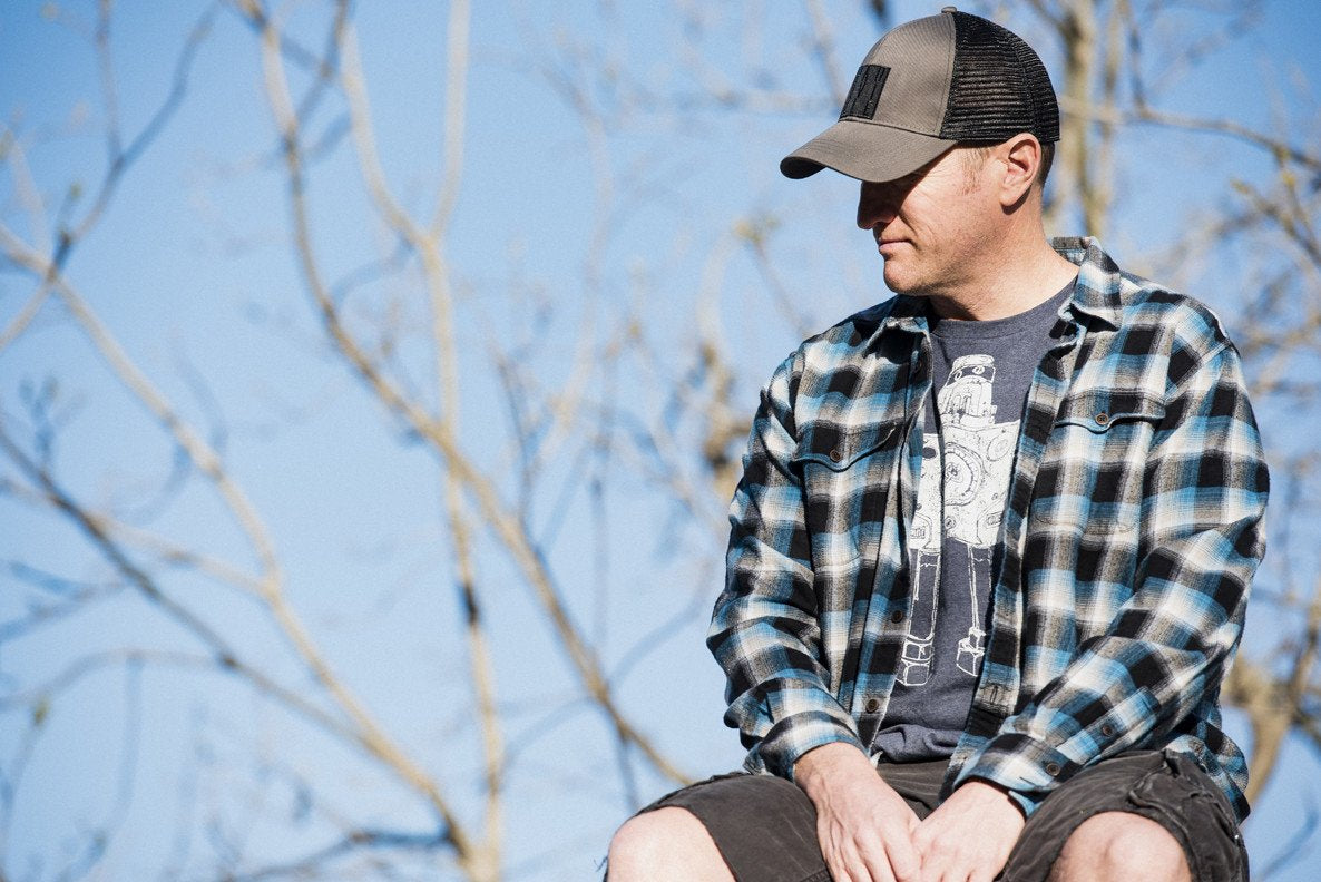 Sci-Fi Themed 'Mr. Roboto' Heather Navy Men's T-Shirt