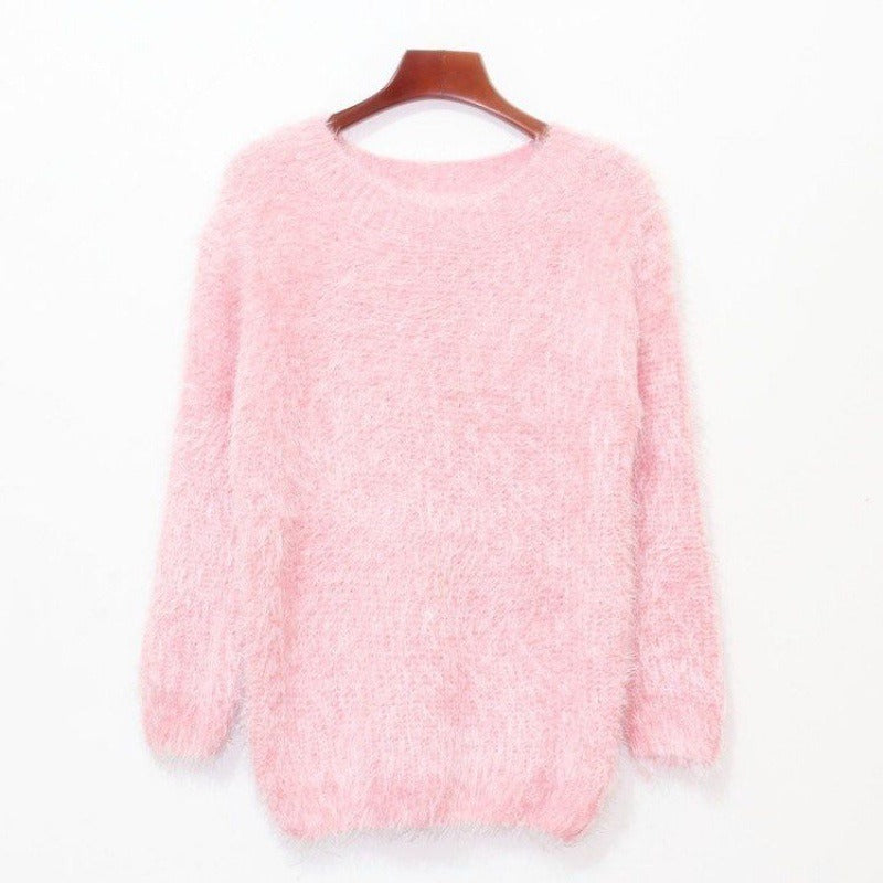 K-POP Womens Short Dreamy Soft Sweater