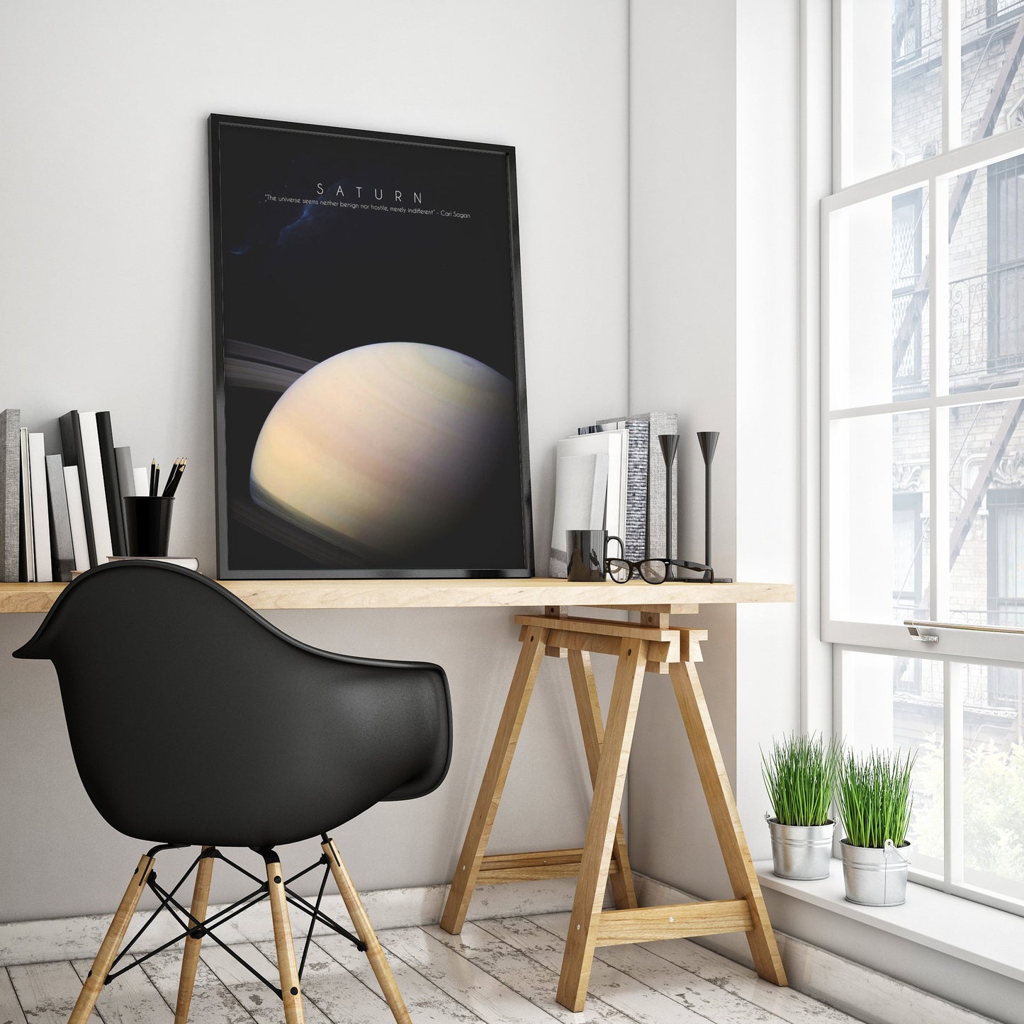 SATURN Poster: Admire the Beauty of the Ringed Planet