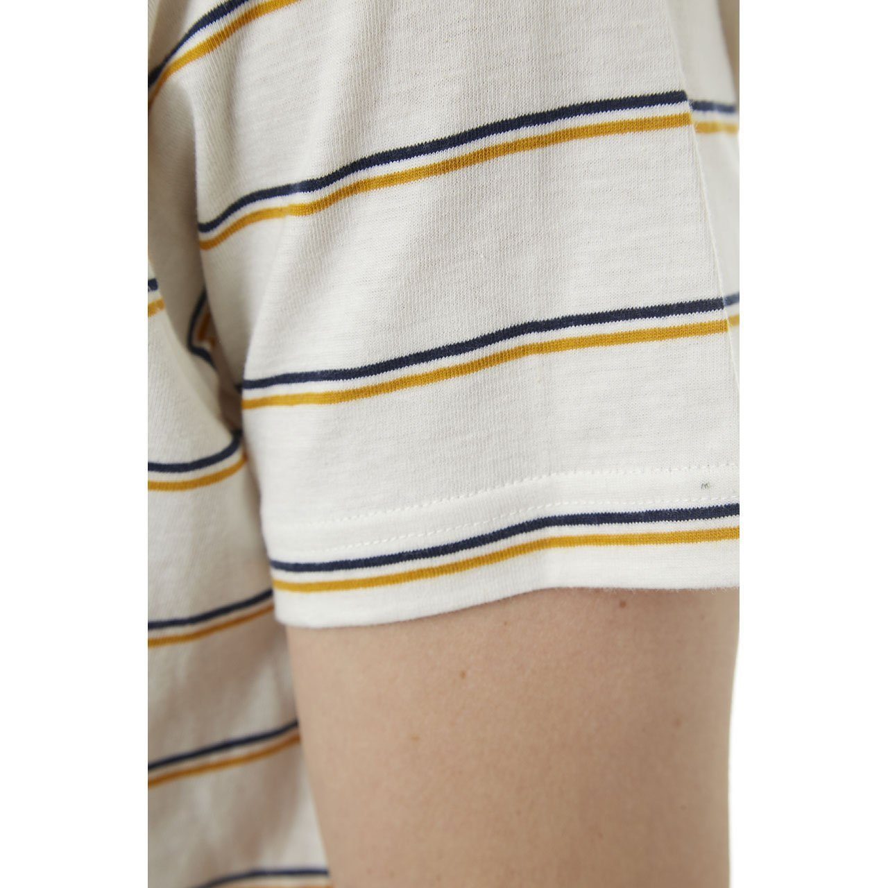 Edgar Navy-Striped Tee