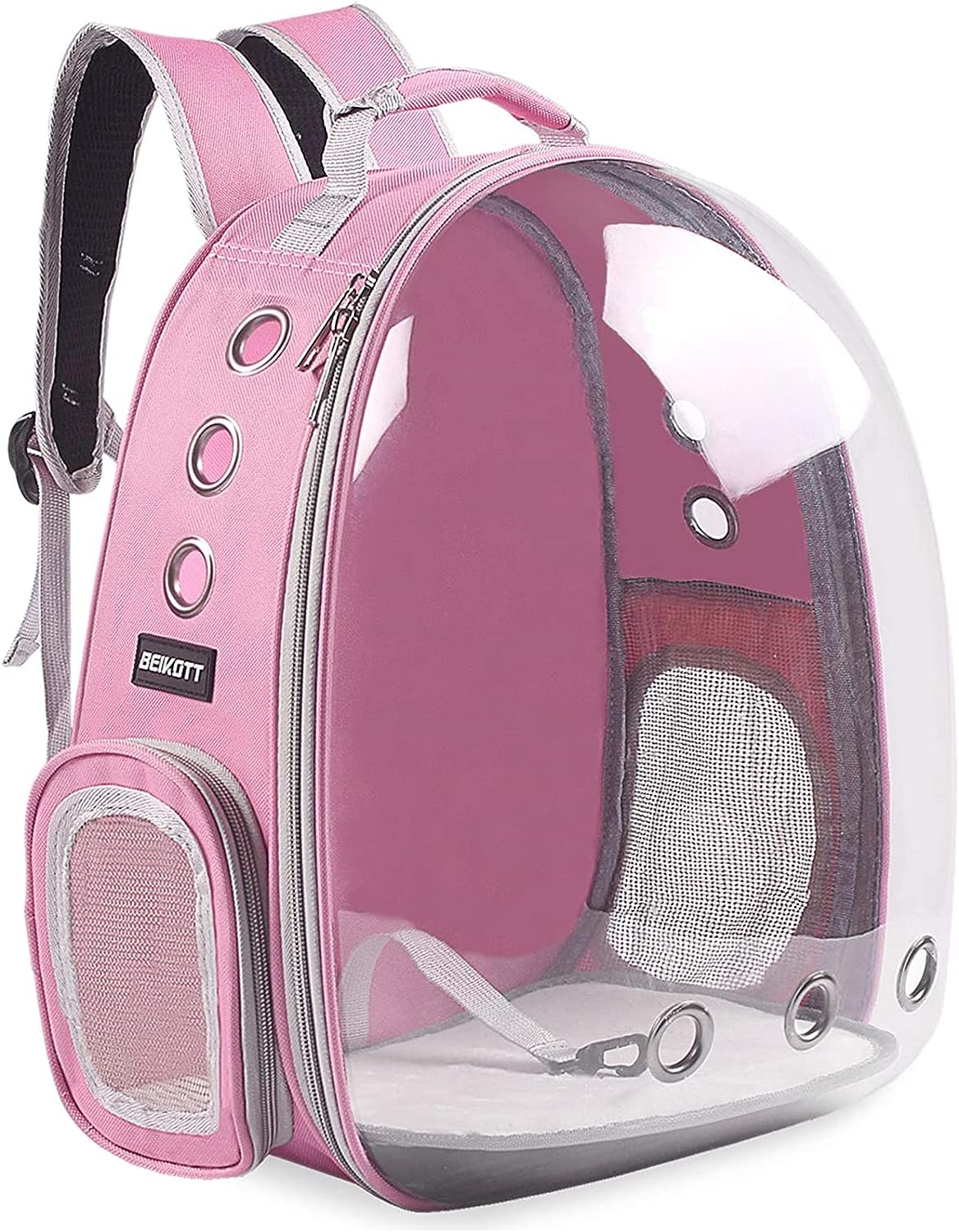 Cat Backpack Carriers Bag, Dog Backpack, Pet Bubble Backpack for Small Cats Puppies Dogs Bunny, Airline-Approved Ventilate Transparent Capsule Backpack for Travel, Hiking and Outdoor Use