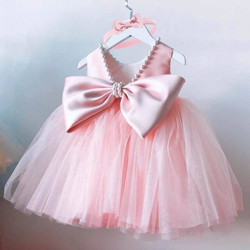 Designed Exclusively for 0-2 Year-Old Royalty: Sparkling Princess Dresses for Your Little Angel! Perfect Attire for Every Occasion: Weddings, Parties, Baptisms, and Christmas Delights