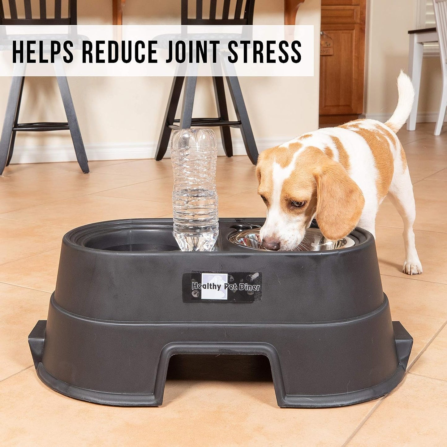 Elevated Dog Food Dish: Comfortable Mealtime | Perfect for Large, Medium & Small Dogs | Choose from 4, 8, or 12 Inches | Stylish Design for Happier Feeding!