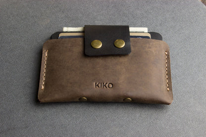 Sleek Genuine Leather Card Holder for Stylish Organization