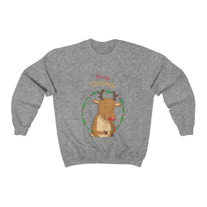 Womens Reindeer Crewneck Sweatshirt