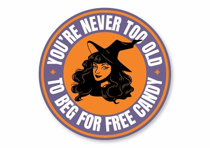 Funny Halloween Sign