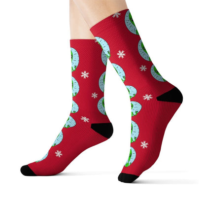 Holiday Socks | Funny Alien Socks