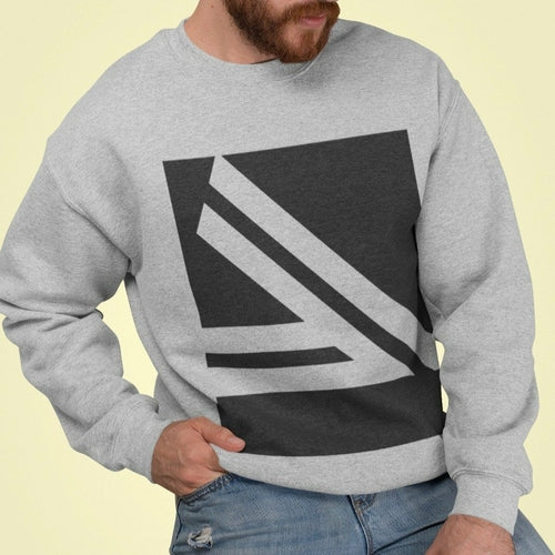 Men's Double Slanted Crewneck Sweatshirt