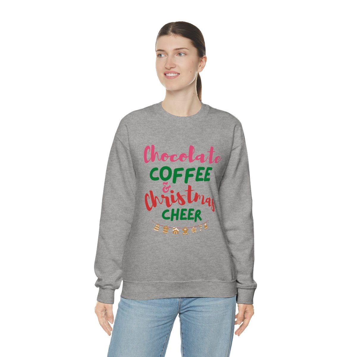Joyful Comfort: Women's Christmas Cheer Sweatshirt