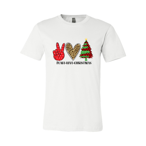 Festive Serenity Tee - Peace Love Christmas Unisex T-Shirt
