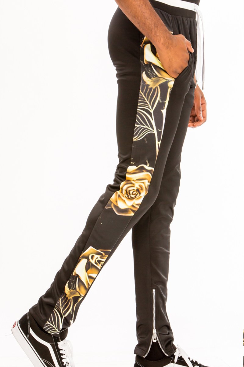 Gold Rose over Urban Black Sweat Set