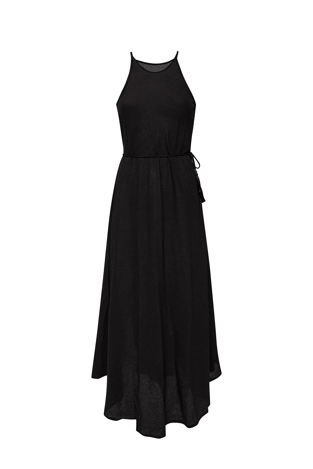 Elegant Black Callie Maxi Dress - The Ultimate Vacation Essential